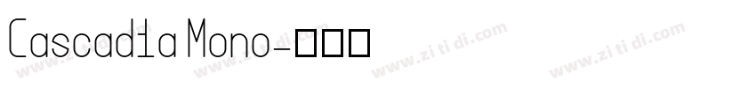 Cascadla Mono字体转换